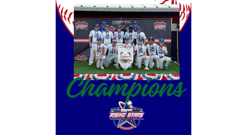 Legends Fields Rising Stars 12u Champs!