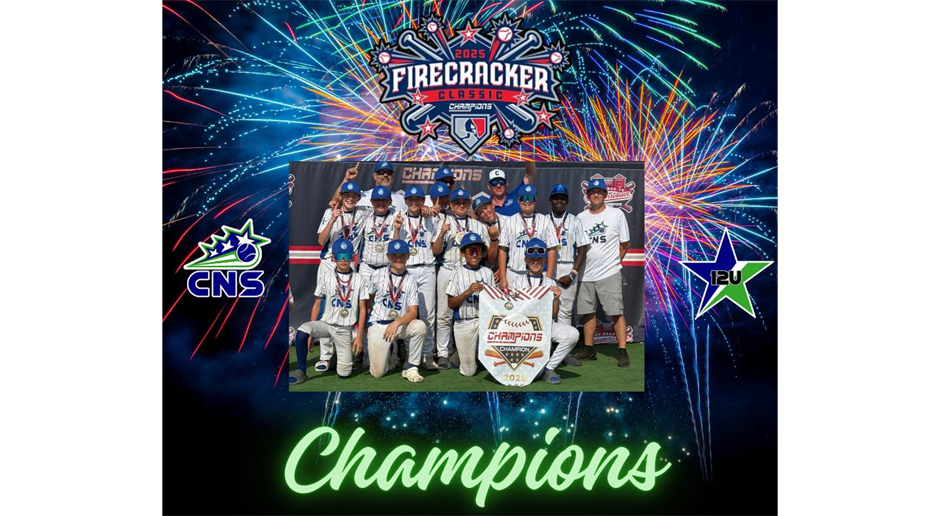Legends Fields Firecracker 12u Champs!